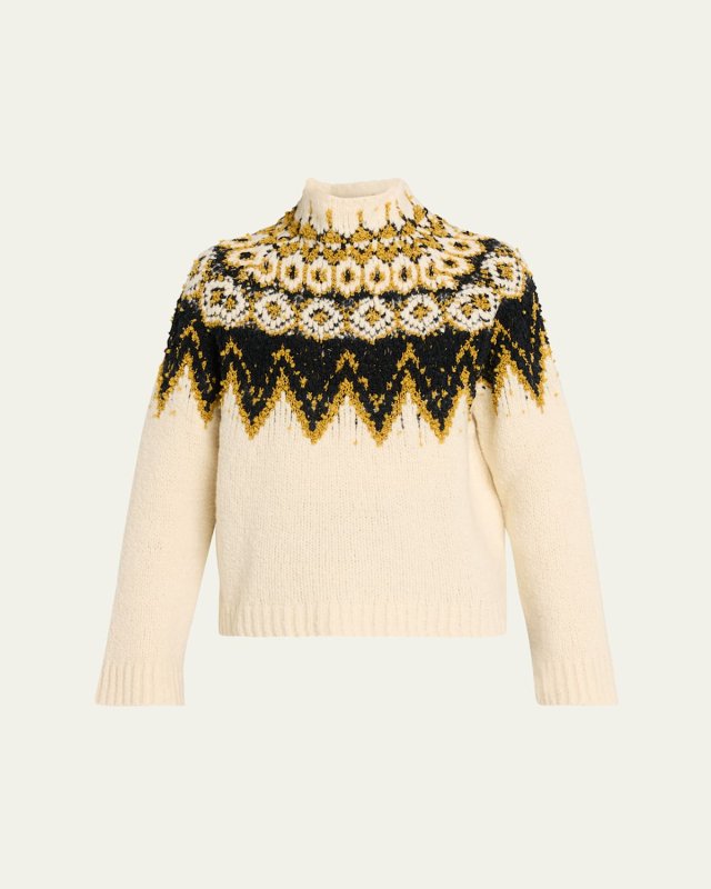 Lizzy Fairisle Turtleneck Sweater